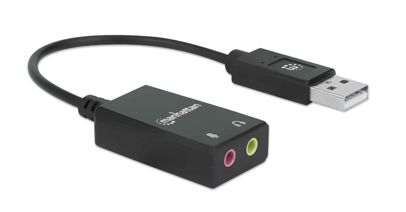 Manhattan USB-A Sound Adapter, USB-A to – image 2