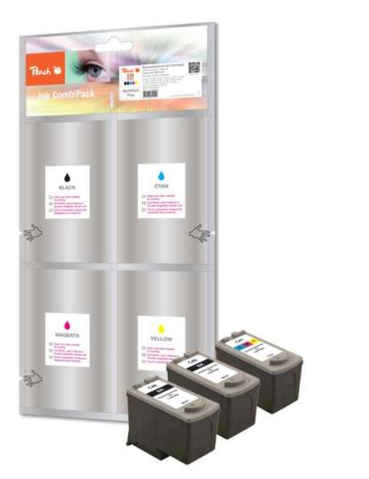 Peach 0F319166 ink cartridge 3 pc(s) Black, Cyan, Magenta, Yellow