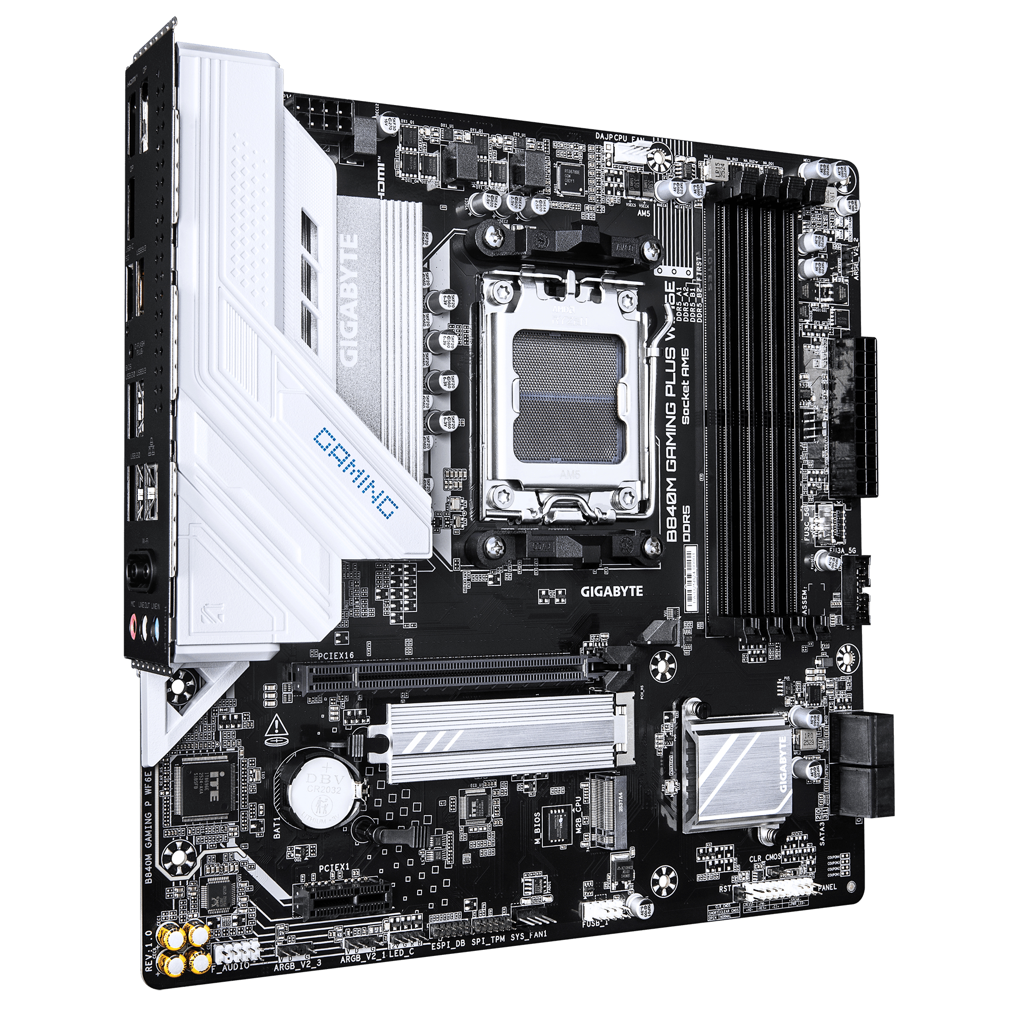 Gigabyte B840M Gaming Plus WiFi6E   (B840,AM5,mATX,DDR5)