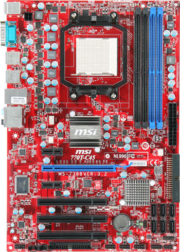 MSI 770T-C45 motherboard AMD 770 Socket AM2 ATX
