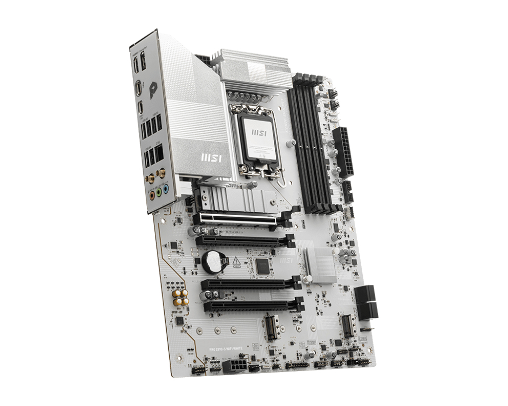 MotherBoard 1851 ATX MSI Z890-S WIFI WHITE, 256GB RAM DDR5 Max, 1 M.2 PCIE 5 + 2 M.2 PCIE 4, Wi-Fi 7 + BT 5.4