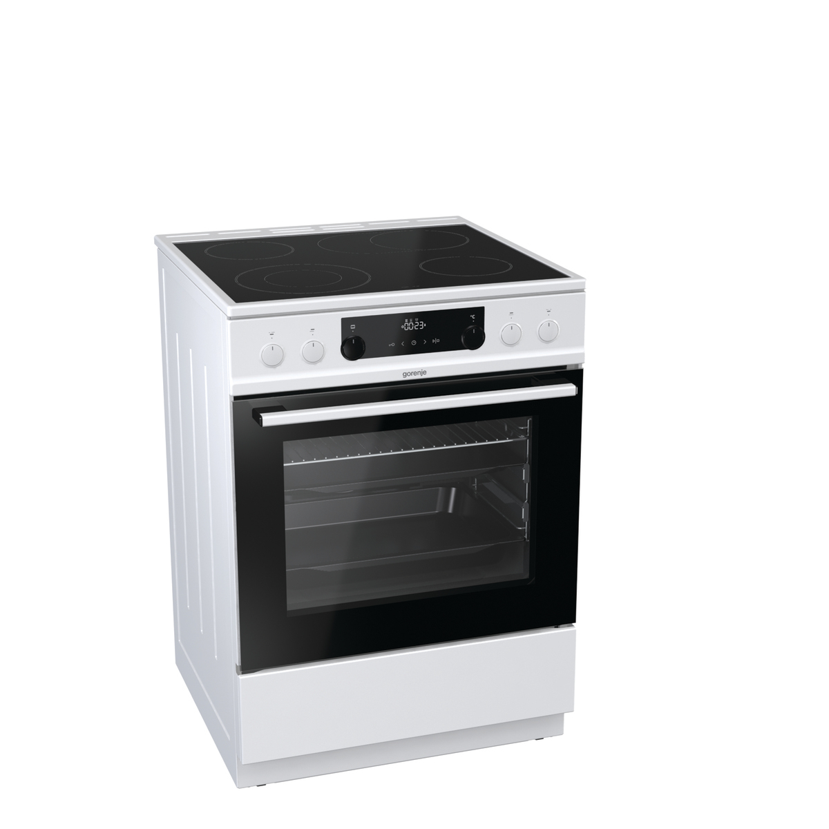 Gorenje ECS6350WPA Freestanding cooker Electric Ceramic hob Black, White – image 7
