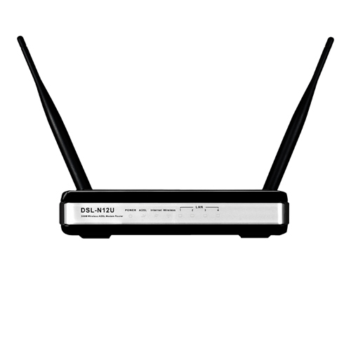 ASUS DSL-N12U wireless router Fast Ethernet Black, Silver – image 2