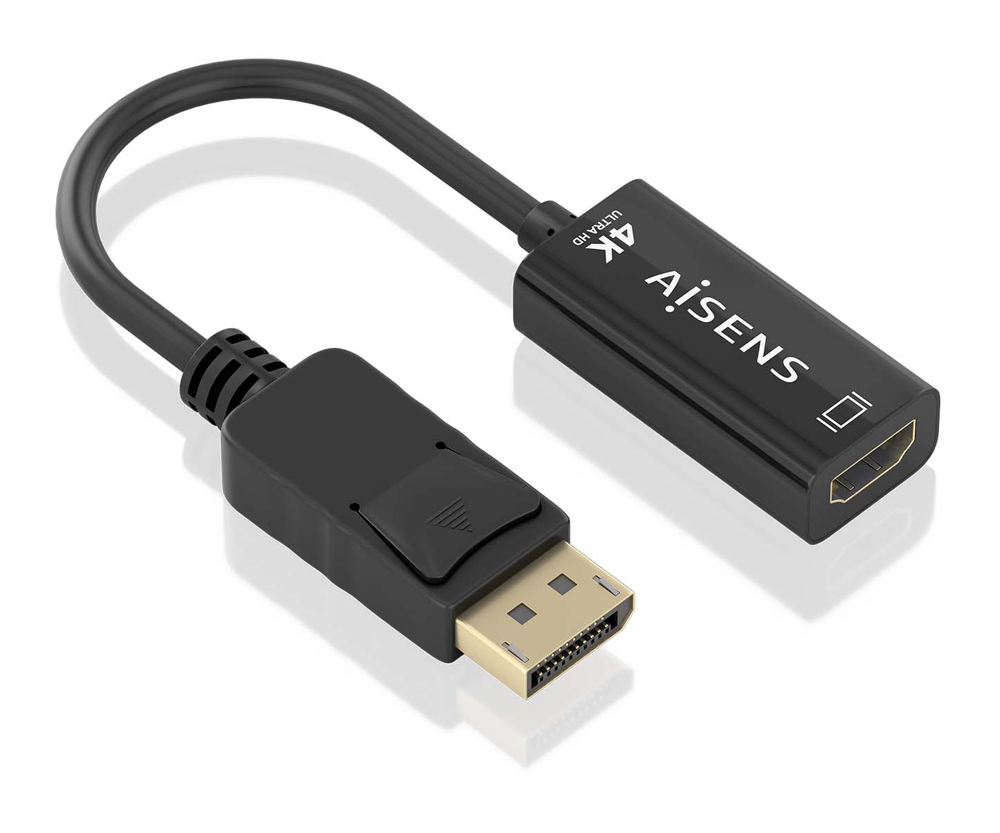 AISENS A125-0905 cavo e adattatore video 015 m DisplayPort HDMI tipo A (Standard) Nero