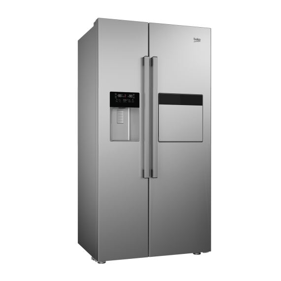 Beko GN162430X side-by-side refrigerator Freestanding – image 2