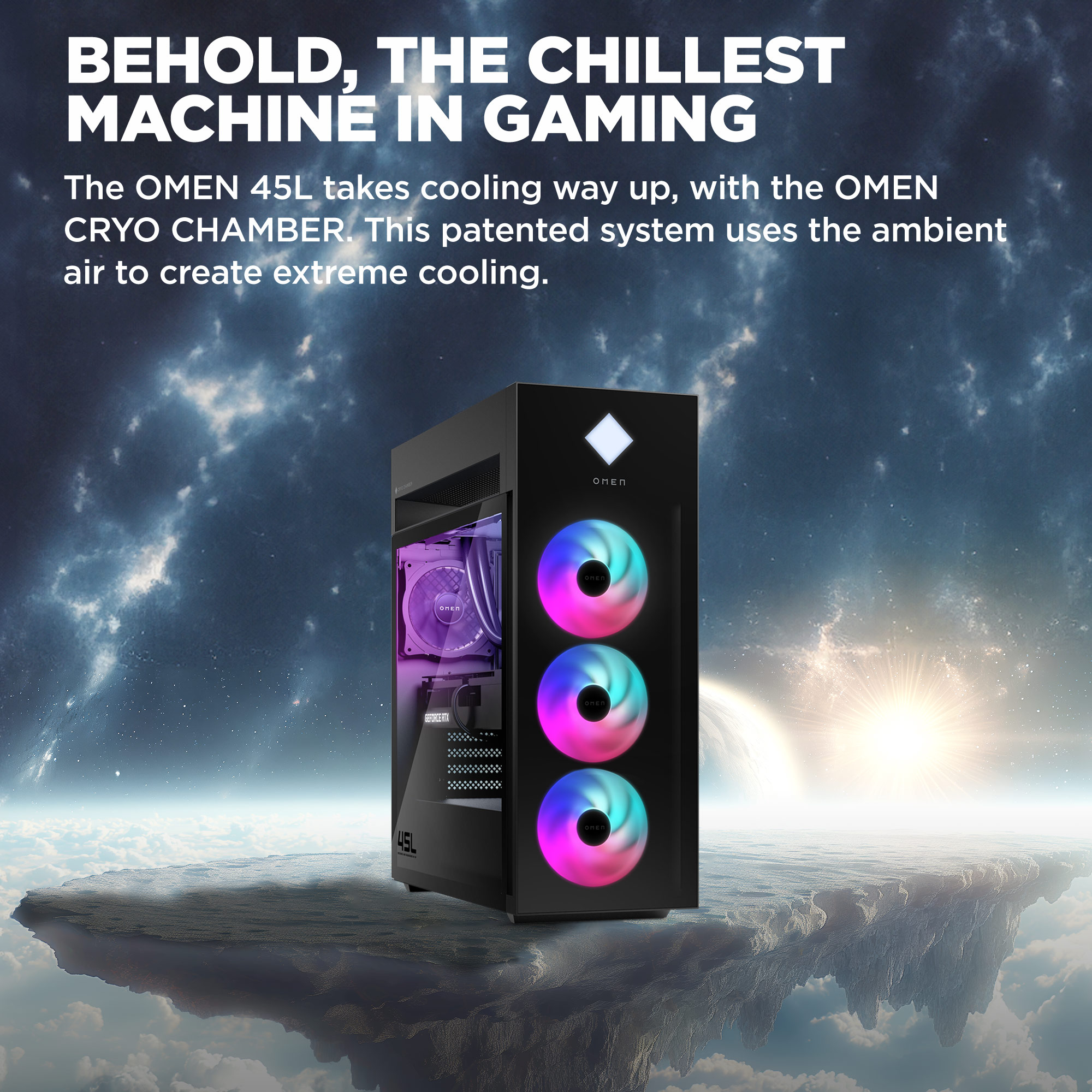 OMEN by HP 45L GT22-3090 Intel Core Ultra 9 285K 64 GB DDR5-SDRAM 2 TB SSD NVIDIA GeForce RTX 5090 Windows 11 Pro Desktop PC Black image 18
