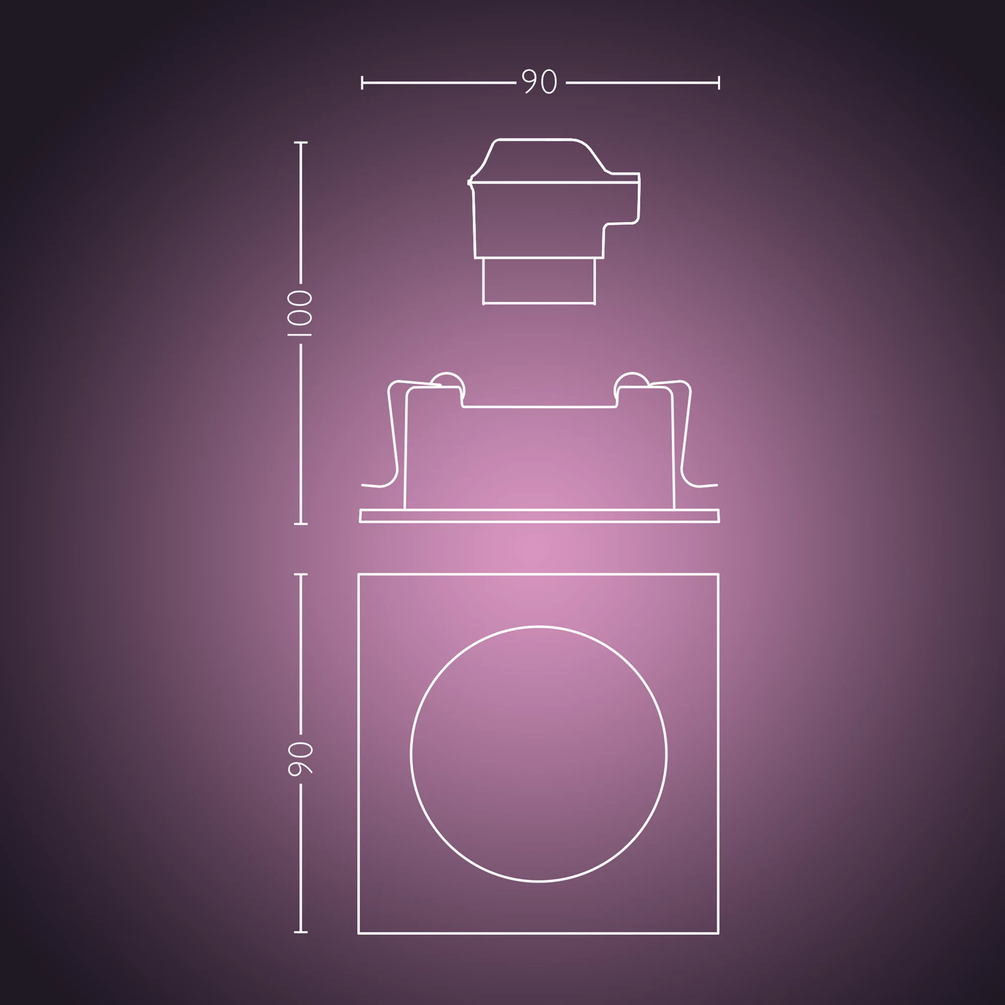 Philips by Signify Philips Hue White and colour ambience Centura recessed spotlight – image 4