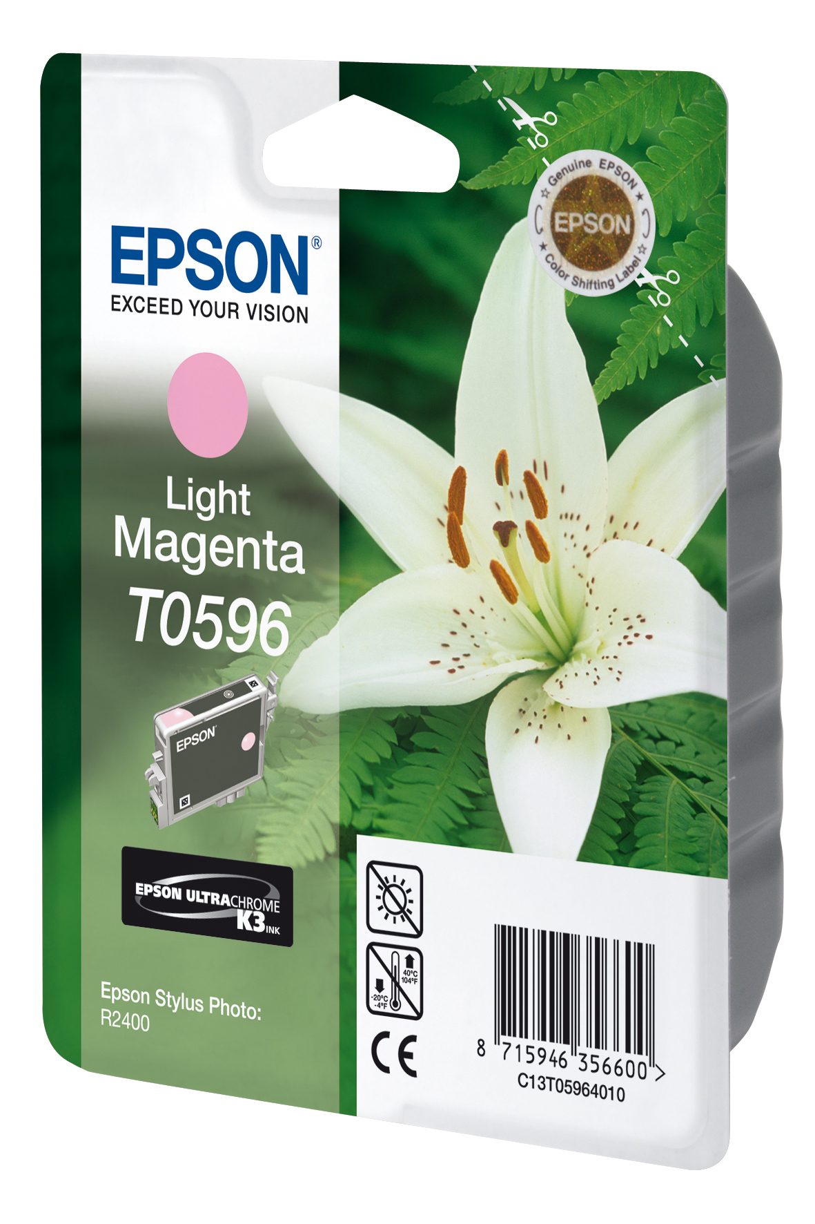 Epson Lily Singlepack Light Magenta T0596 UltraChrome K3