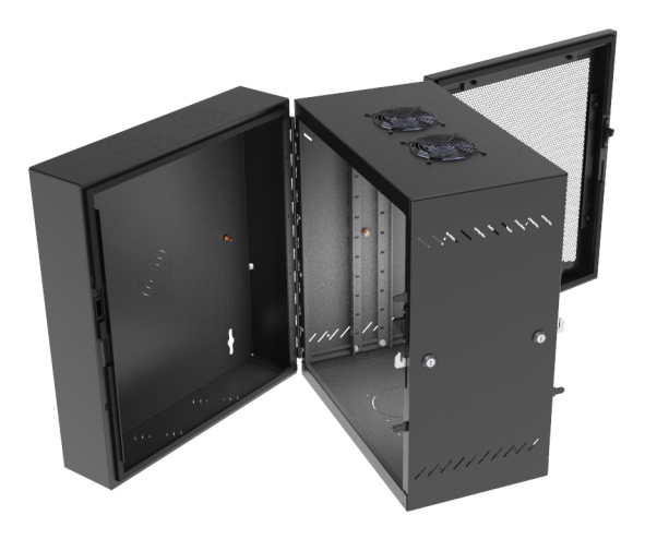 Vertiv GL2418WMM-B-AF rack cabinet 12U Wall mounted rack Black – image 4