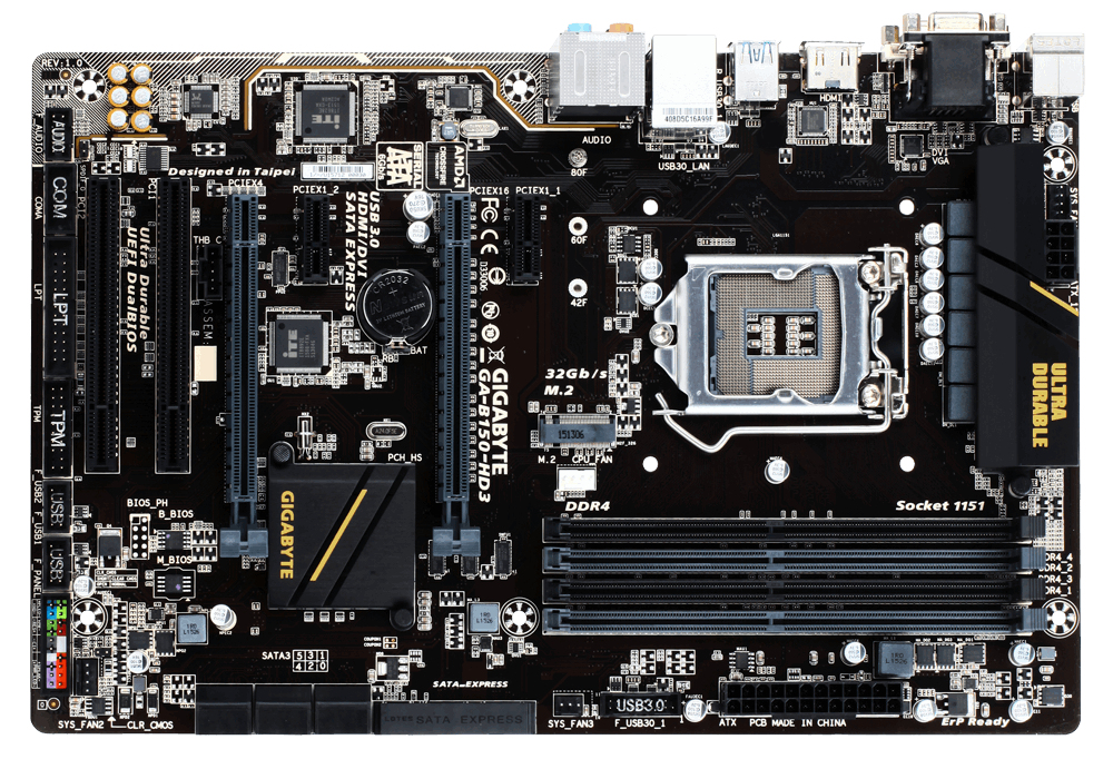 GIGABYTE SUPPORTS 6TH GENERATION INTEL CORE PROCESSOR PCIE GEN3 X4 M.2 CONNECTOR WITH U – image 2