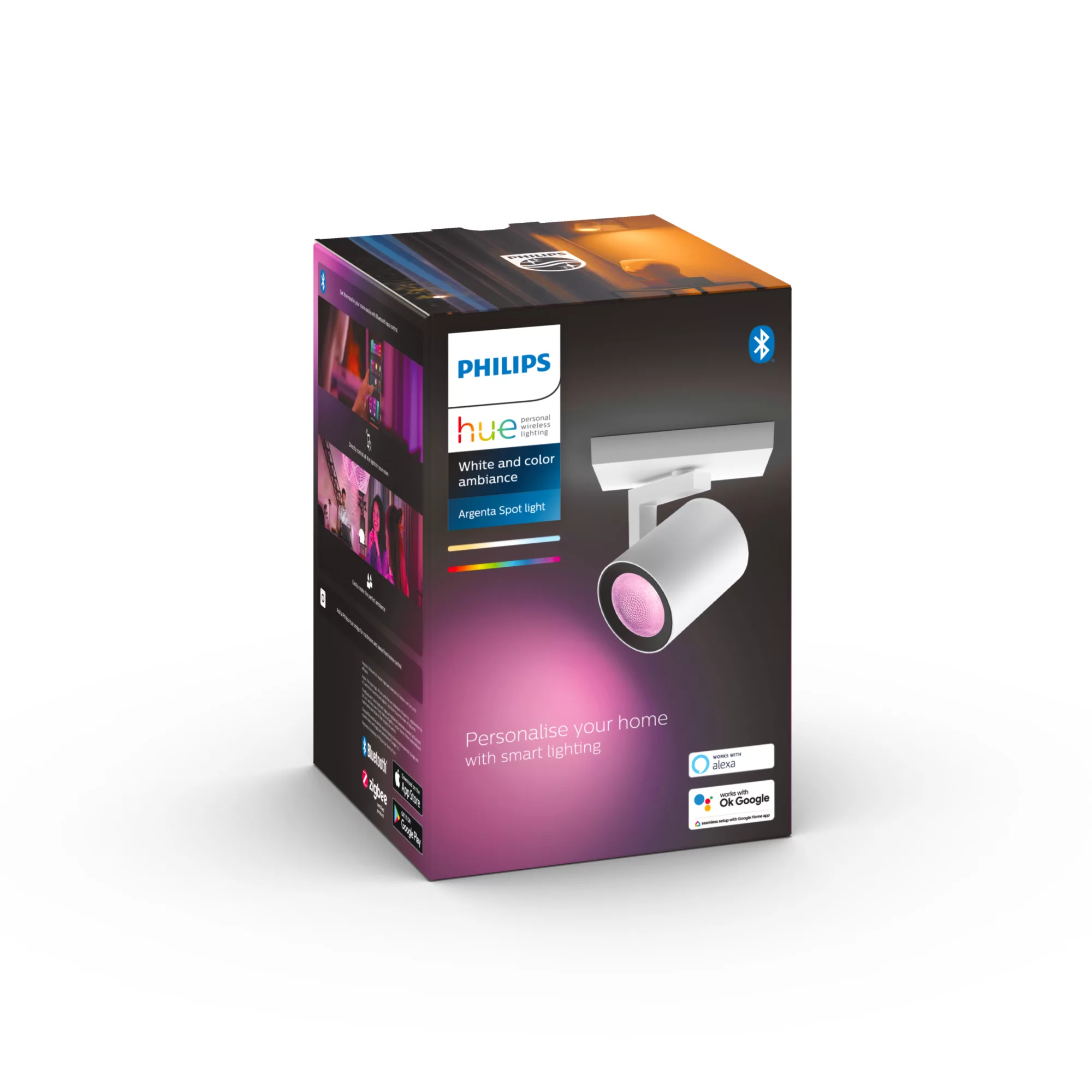Philips by Signify Philips Hue White and colour ambience Argenta single spotlight – image 3