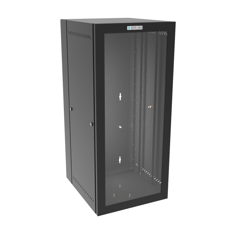 Vertiv GL48WMP-B-00 rack cabinet 25U Wall mounted rack Black – image 1