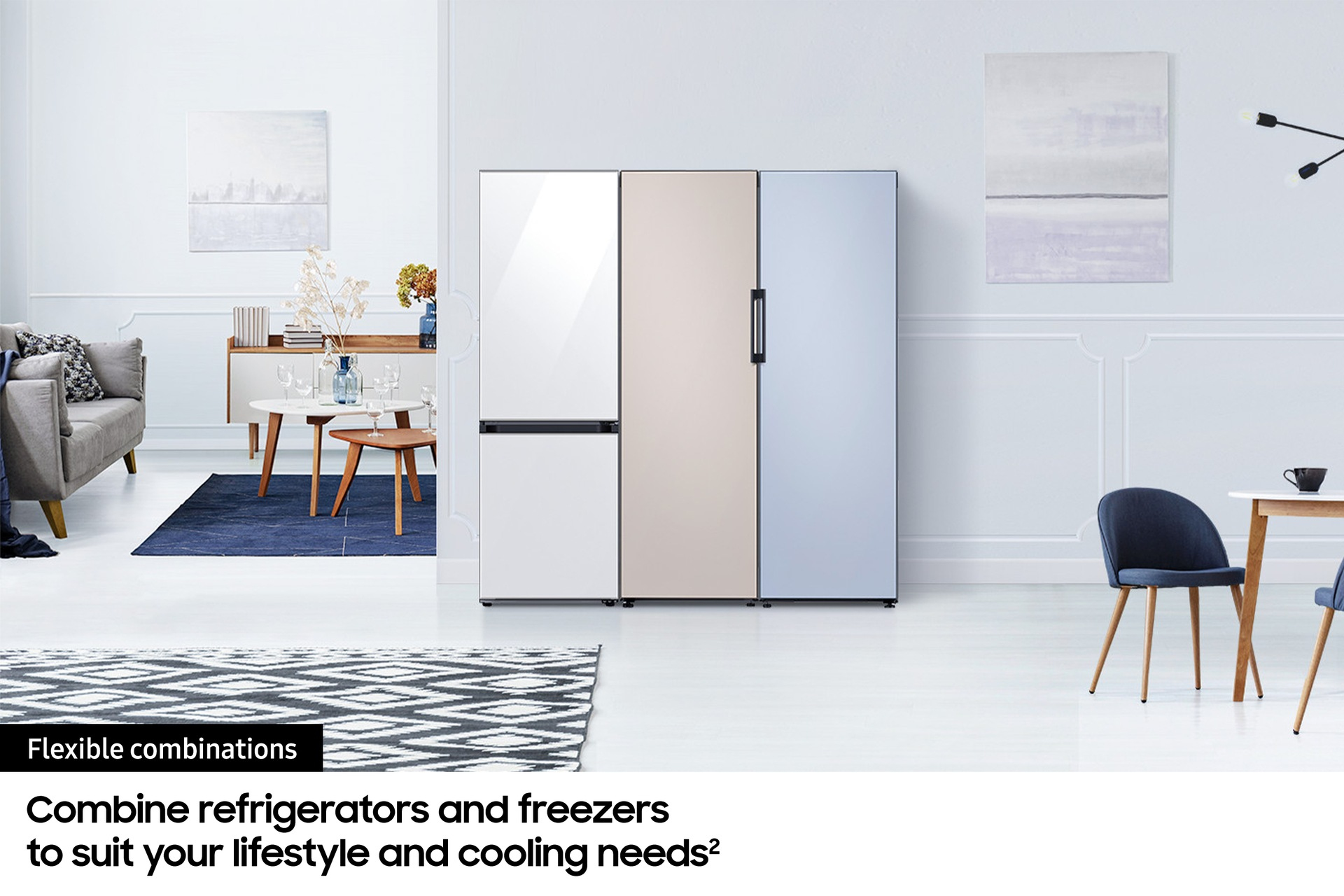 Samsung Bespoke RZ32A74A5CL/EU Tall One Door Freezer with SpaceMax™ Technology - Cotta Lavender – image 7