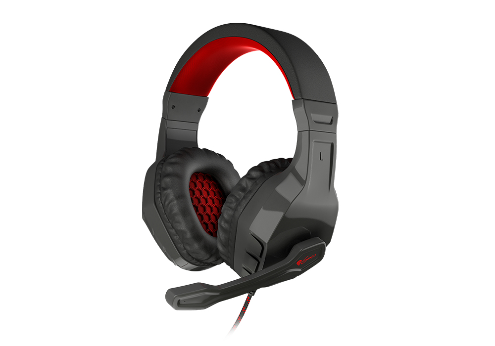 GENESIS H49 Headset Wired Head-band Gaming Black, Red – image 4