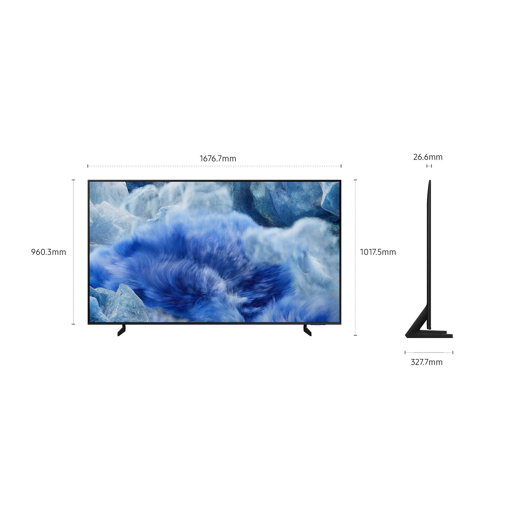 TV Samsung QLED QE75Q8FAAUXZT 75 4K UltraHD 50Hz Smart TV Tizen HDR10 Plus Quantum HDR — photo 4
