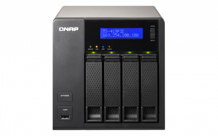 QNAP TS-419P II + 4XST3000NC000