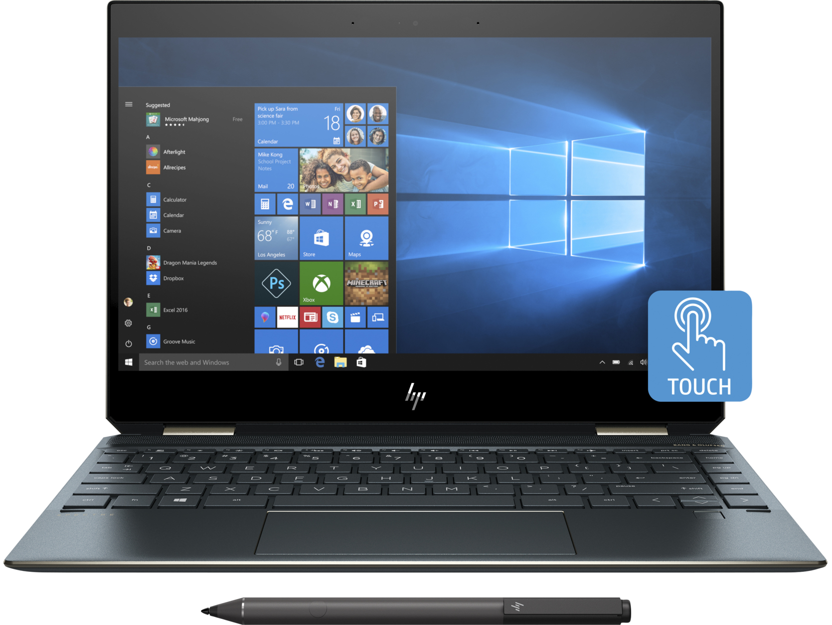 HP Spectre x360 13-ap0791na Intel® Core™ i7 i7-8565U Hybrid (2-in-1)