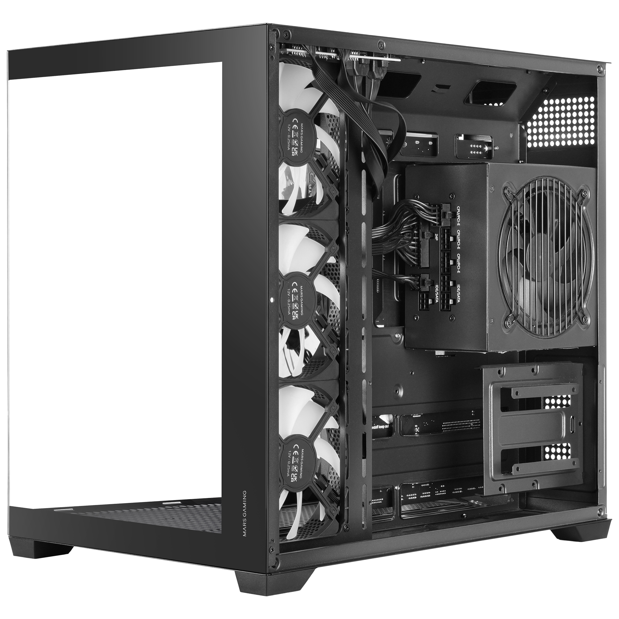 Mars Gaming MCV5 computer case Midi Tower Black – image 6