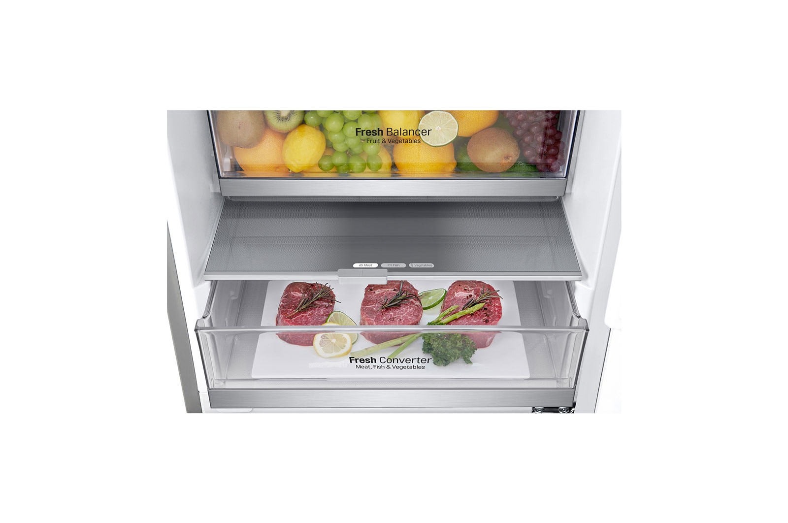 LG GBB72MBVGN fridge-freezer Freestanding – image 7