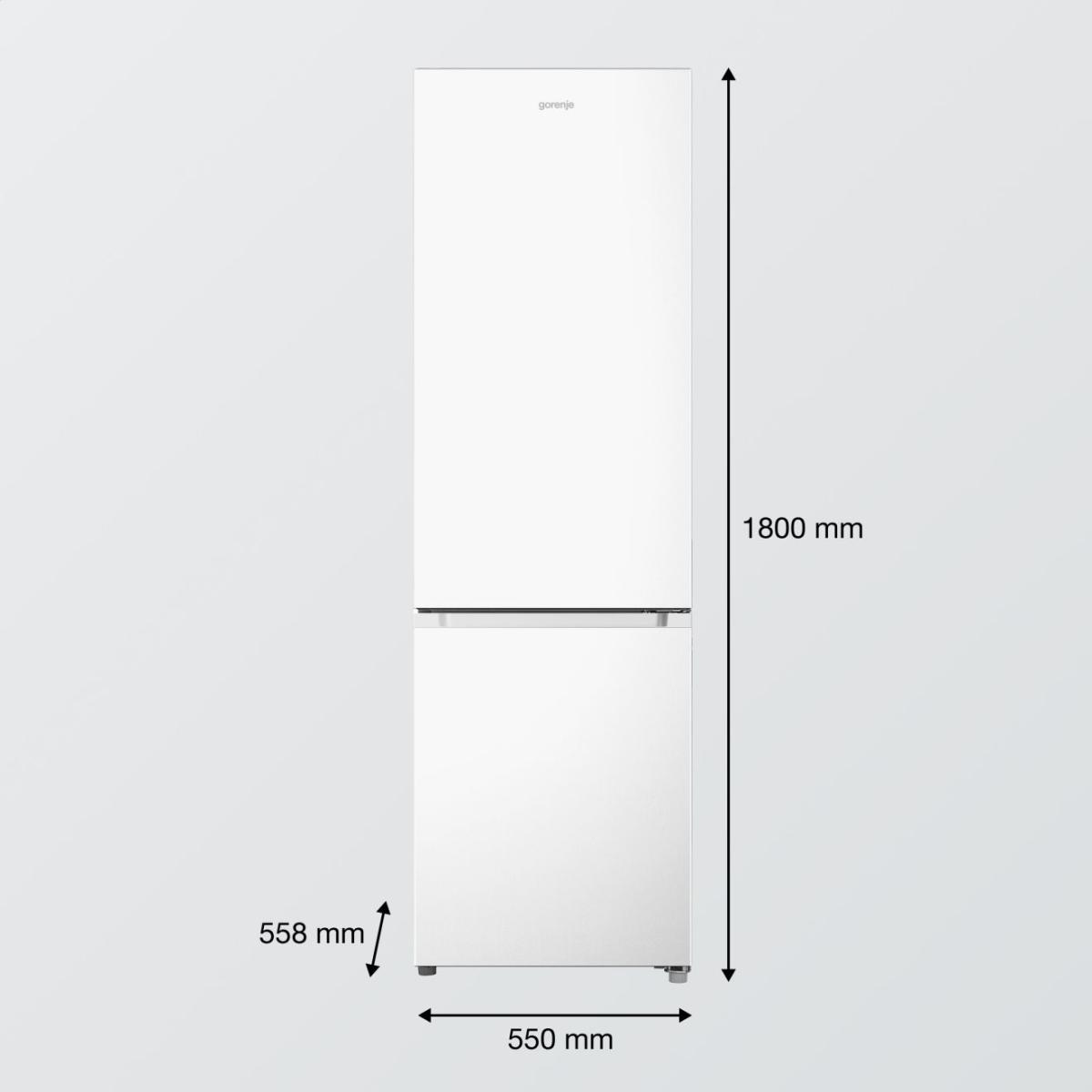 Gorenje Fristående kyl /frysskåp med en hållbar inverterkompressor för stabil kylprestanda. CrispZone lådan hjälper till att hålla frukt och grönsaker färska lä – image 4