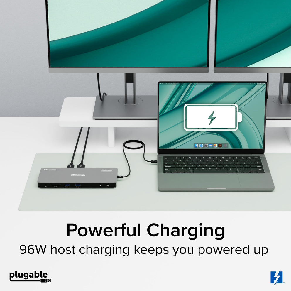 Plugable Technologies TBT-6950PD laptop dock/port replicator Wired Thunderbolt 4 Grey – image 7