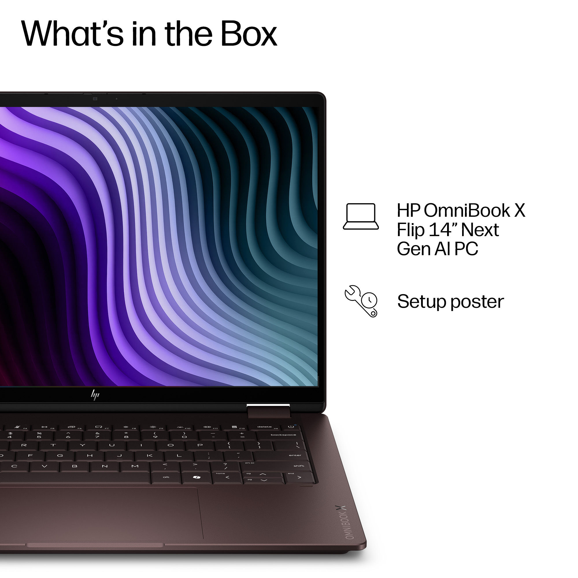 HP DQ8V5EA laptop Copilot+ PC AMD Ryzen™ AI 7 445 – image 4