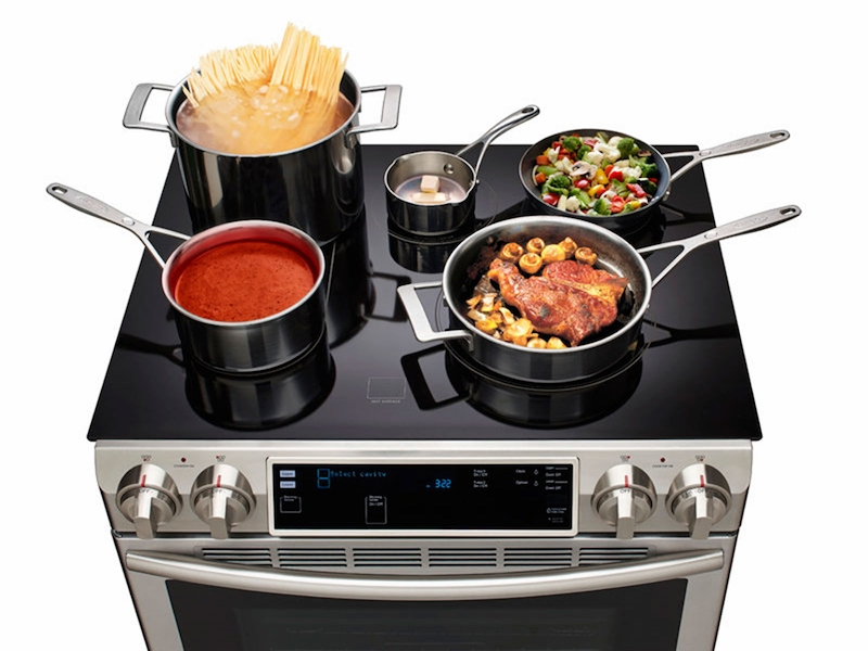 Samsung NE58K9850WS Freestanding cooker Electric Ceramic hob Stainless steel – image 6