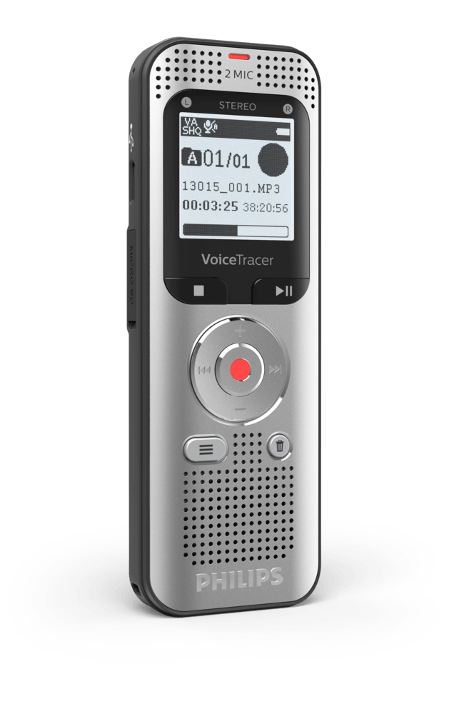 Philips Voice Tracer DVT2050/00 dictaphone Flash card Silver – image 2