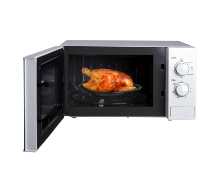 LG MS2322D microwave White Solo microwave Countertop – image 2