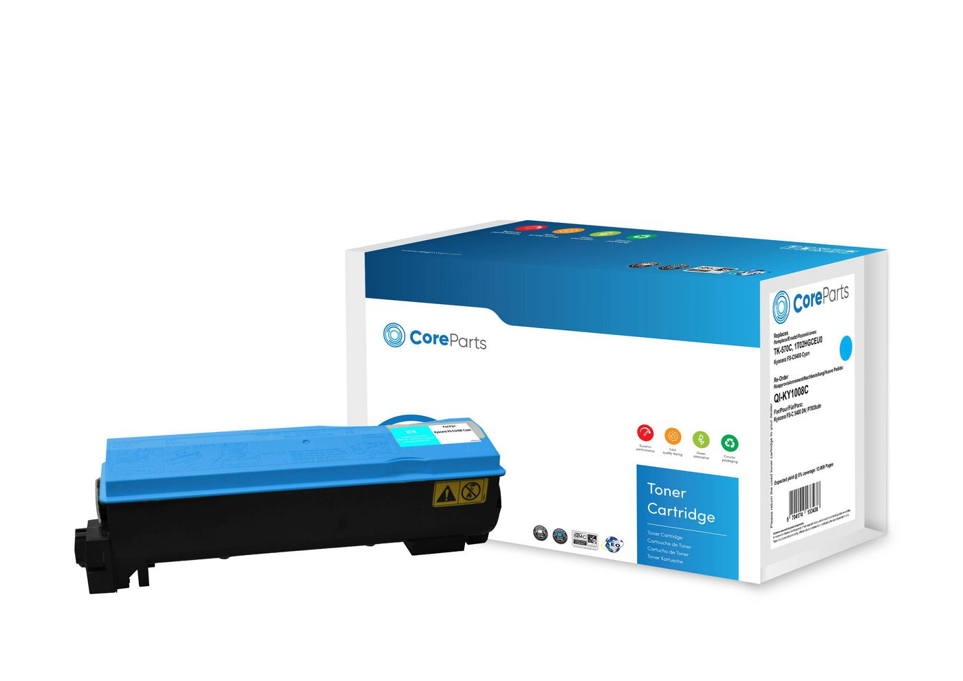 CoreParts Toner Cyan TK-570C
