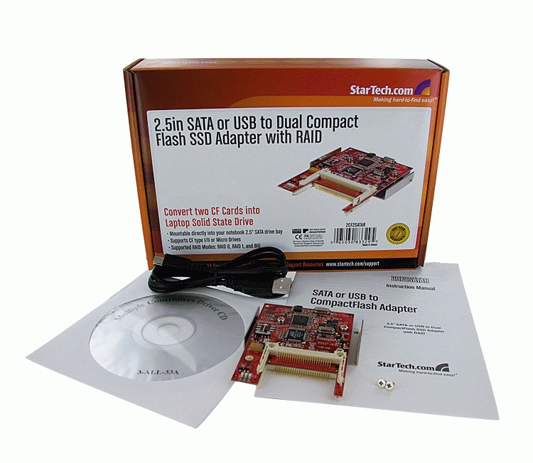 StarTech.com 2CF2SATAR interface cards/adapter – image 5