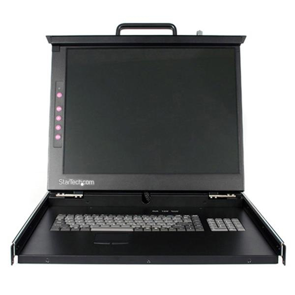 StarTech.com 1U 19" Rackmount LCD Console - USB + PS/2 – image 2