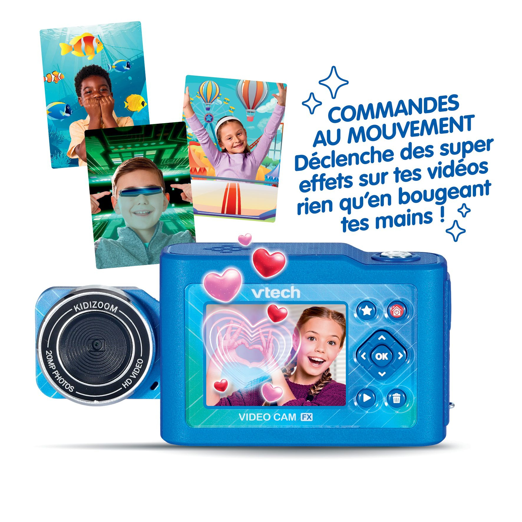 VTech KidiZoom Video Cam FX bleu – image 4