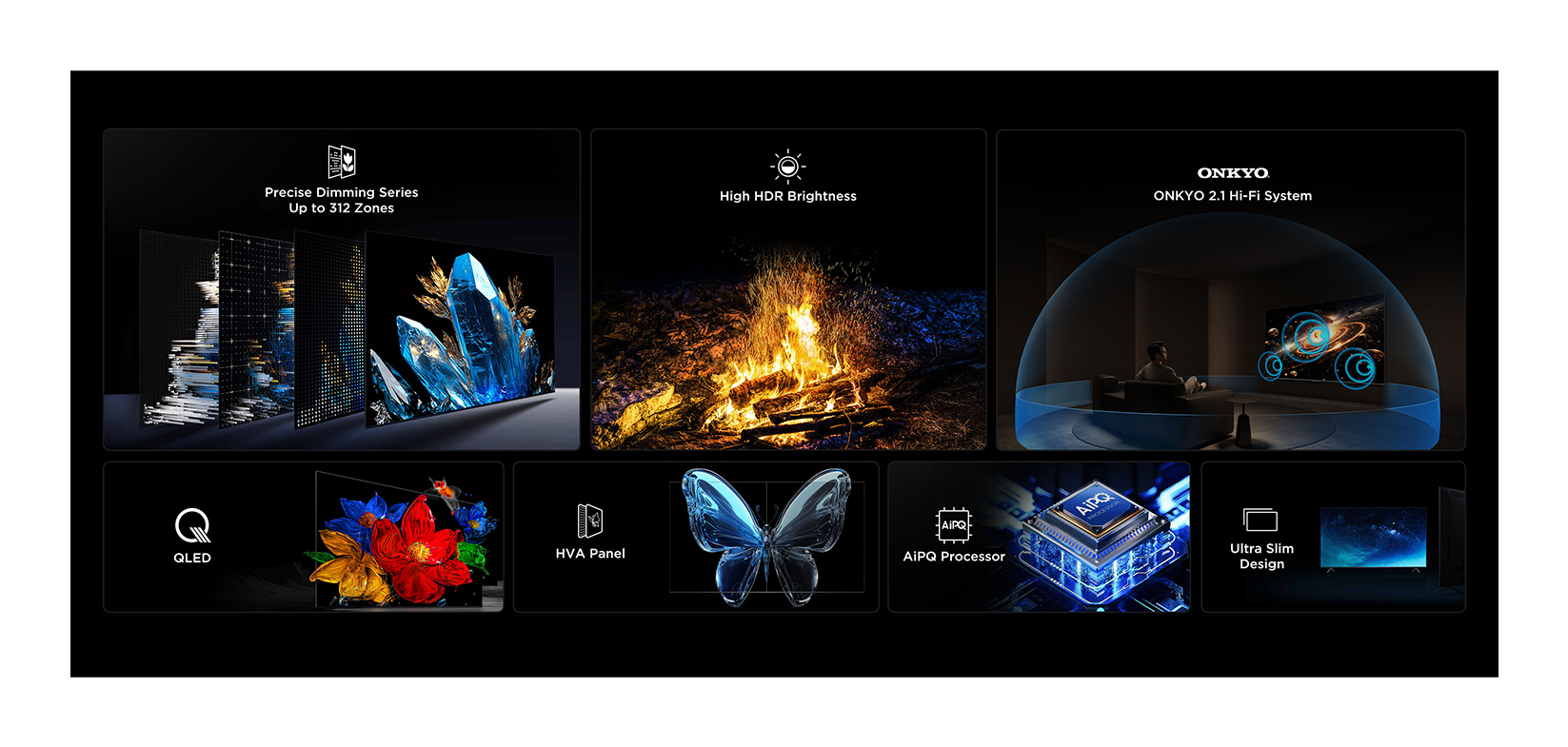 TCL Q6C 55Q6C TV 139,7 cm (55 ) 4K Ultra HD Smart TV Wifi Métallique Neuf — photo 6
