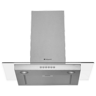 Hotpoint HDF7.5SAB cooker hood Wall-mounted Stainless steel 474 m³/h – image 1