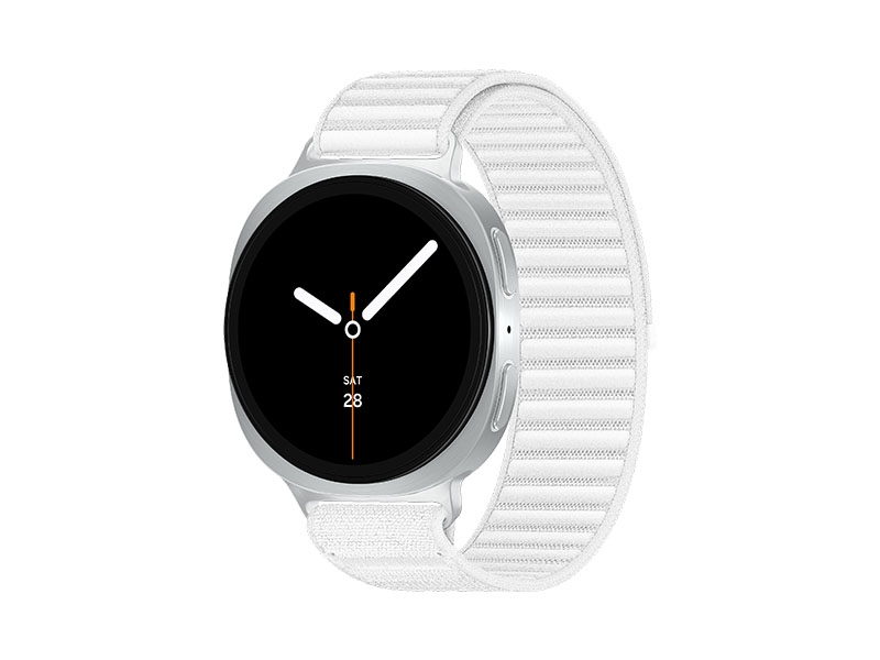 Samsung Galaxy Watch 8, Bluetooth, 44mm, Sport Band, White, S/M + Fabric Band, White, M/L – image 1