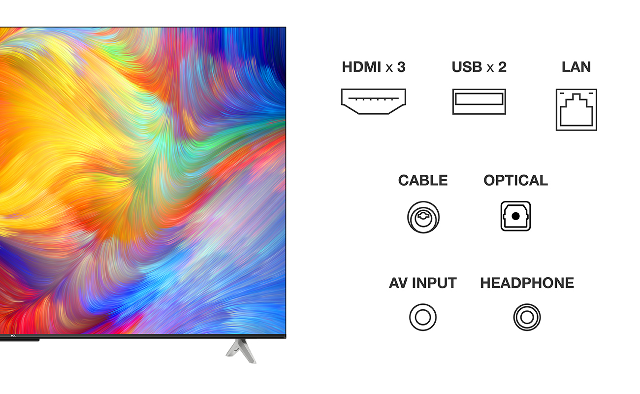 TCL 75P638K TV 190.5 cm (75") 4K Ultra HD Smart TV Wi-Fi Aluminium, Anthracite – image 4