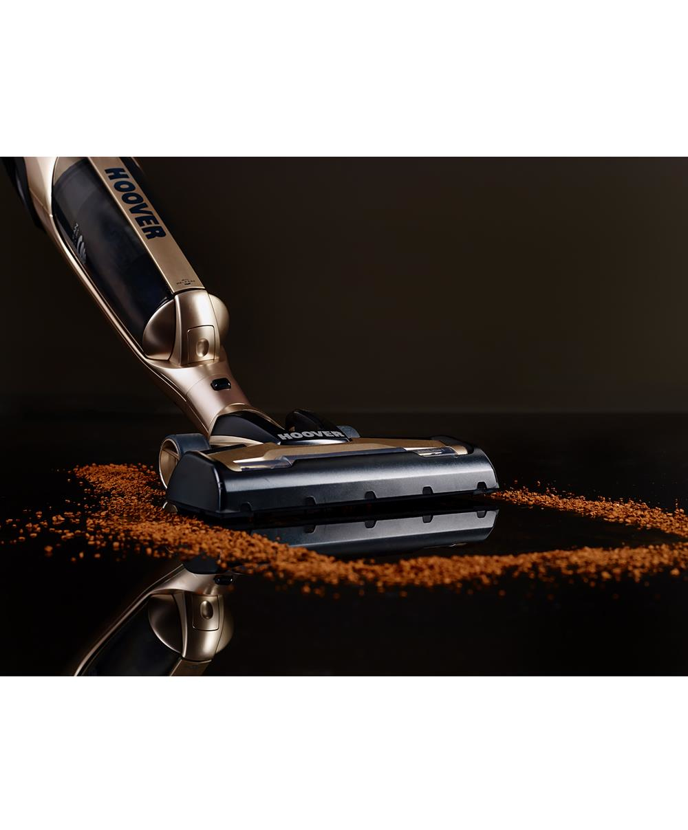 Hoover UNP252C001 stick vacuum/electric broom Bagless Black, Gold – image 5