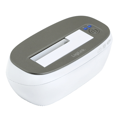 LogiLink UA0176 storage drive docking station Grey, White