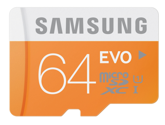 Samsung 64GB, MicroSDXC EVO