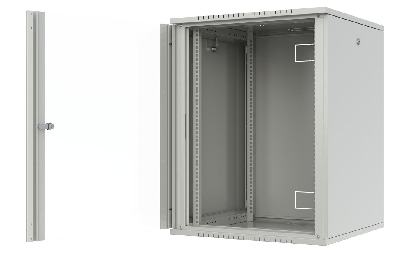 Lanview RWF16U66WH rack cabinet 16U Wall mounted rack White – image 2