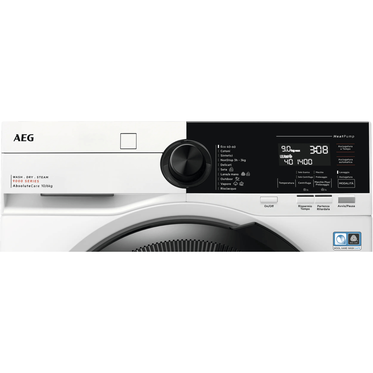 AEG Series 9000 LWR9E106AB washer dryer Freestanding Front-load White – image 7