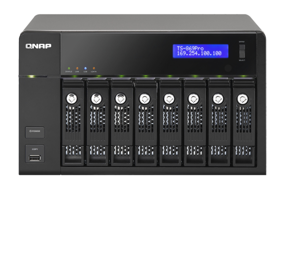 QNAP TS-869 Pro, 8 TB – image 1