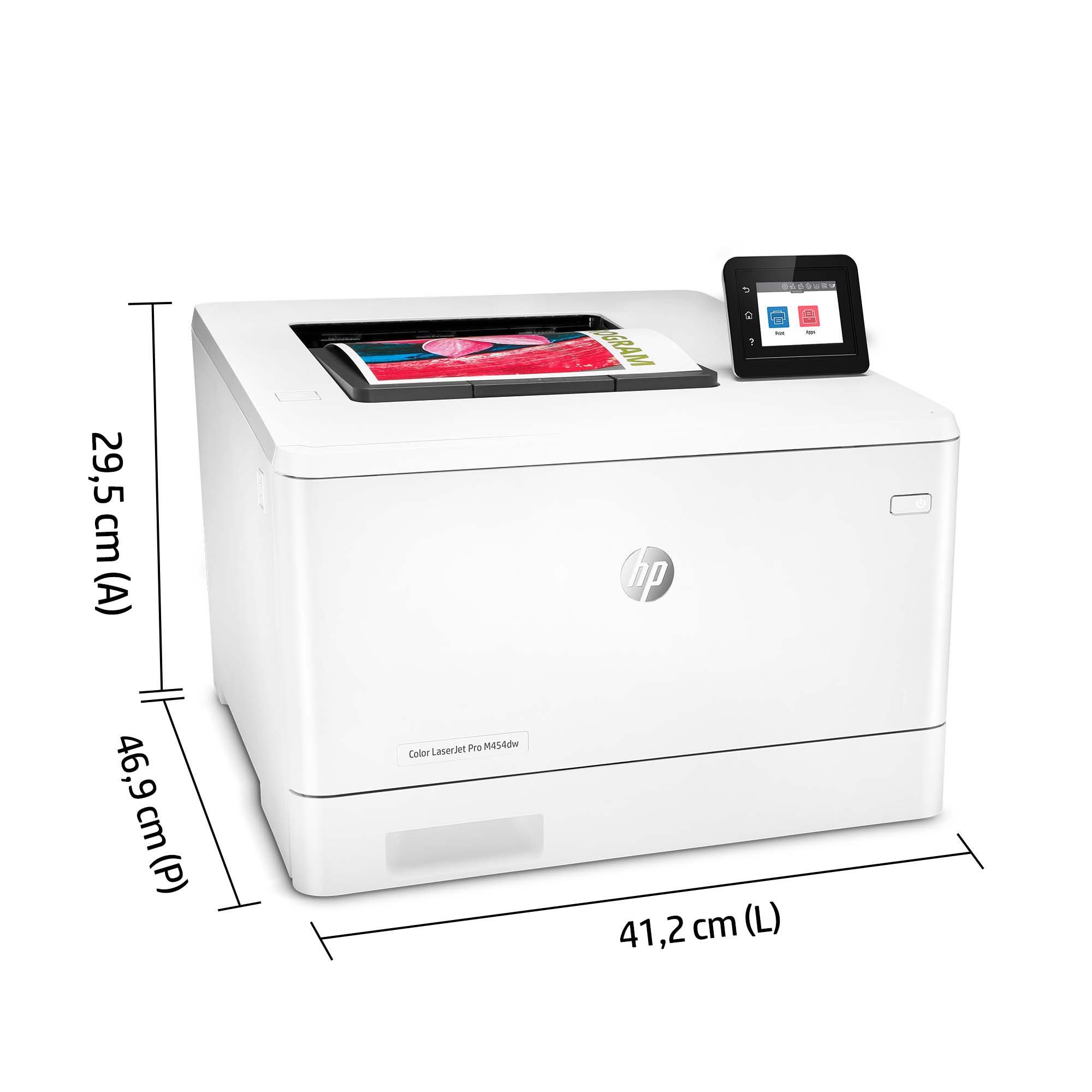HP LaserJet Pro M454dw Wireless Color Printer, Duplex. Print technology: Laser, Maximum resolution: 600 x 600 DPI, Print s