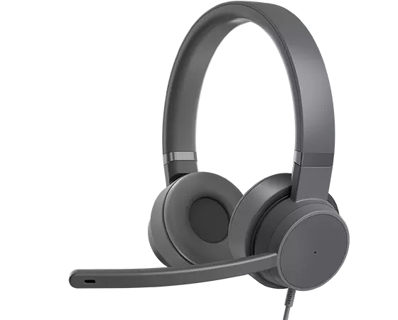 Lenovo GXD1C99243 headphones/headset Wired Head-band Calls/Music USB Type-C Grey – image 3