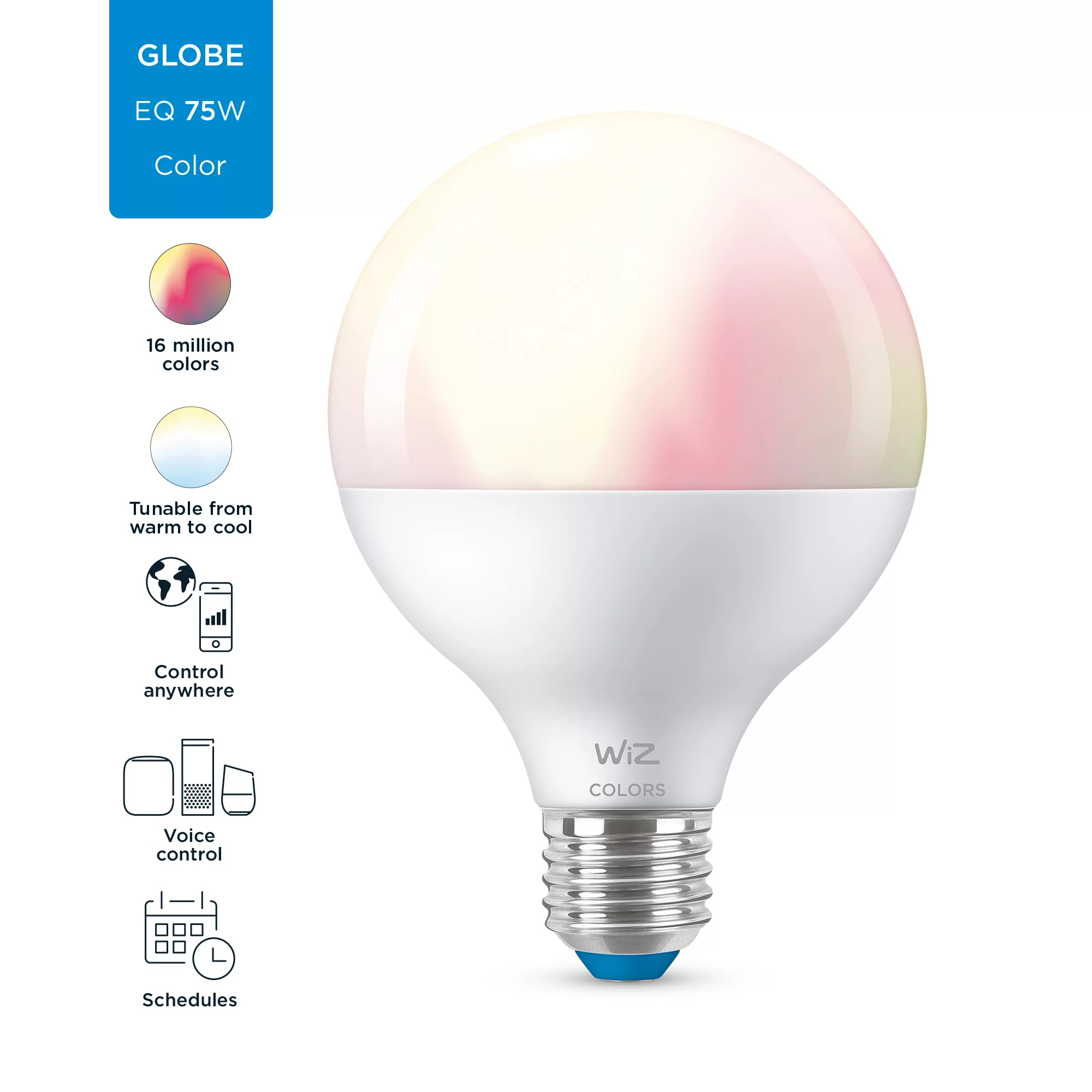 WiZ Globe 11W (Eq.75W) G95 E27 – image 3