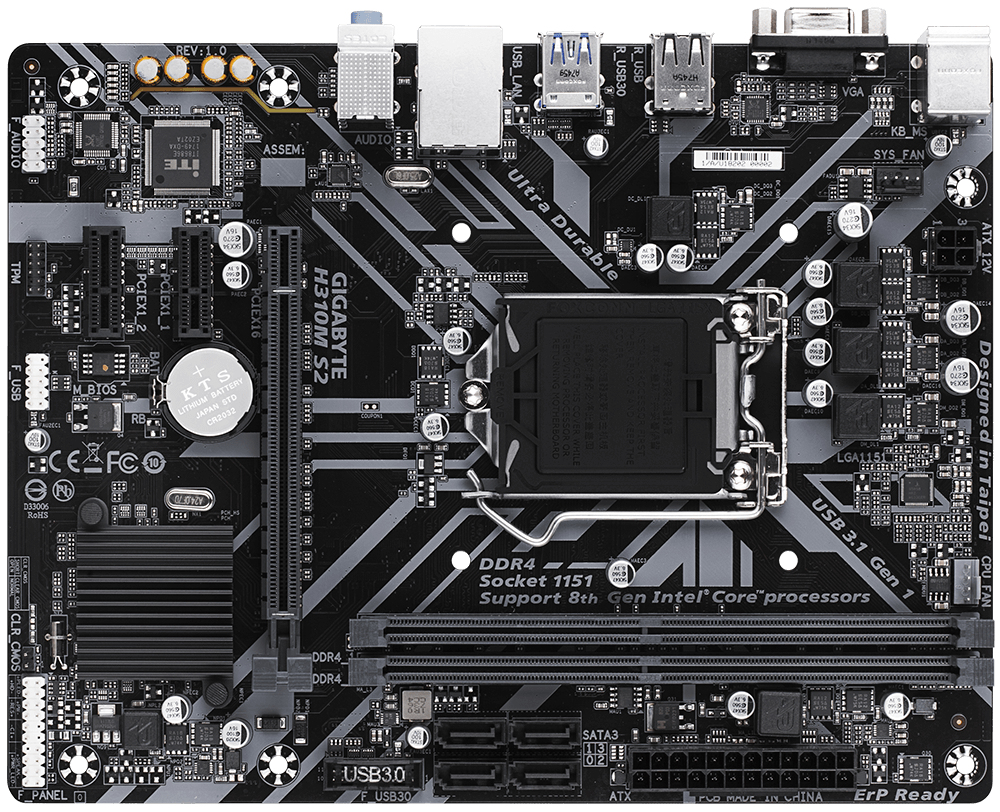 GIGABYTE H310M S2 (rev. 1.0)