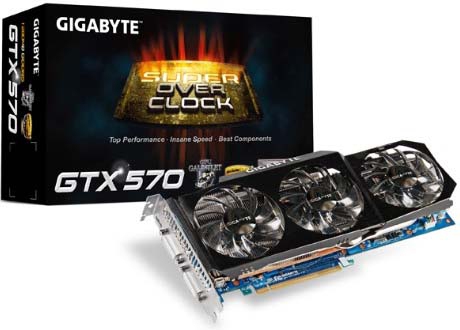 GIGABYTE GV-N570SO-13I graphics card NVIDIA GeForce GTX 570 – image 1
