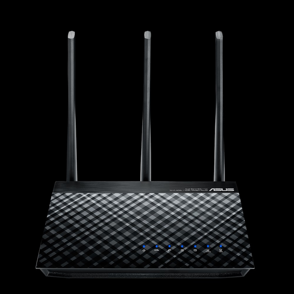 ASUS DSL-AC750 wireless router Gigabit Ethernet Dual-band (2.4 GHz – image 3