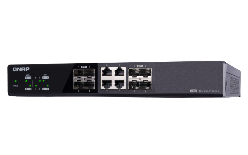 QNAP QSW-804-4C network switch Unmanaged Black – image 6